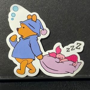 POOH AND PIGLET NAP/ SLEEP TIME STICKER